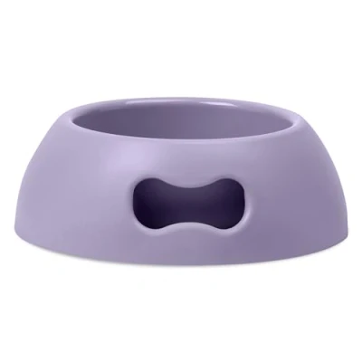 Image of United Pets Pappy Medium Dog Bowl, EcoFriendly, Italian Design, Made in Italy, Purple, Bowl for Dogs, Capacity 1100ml (39 oz)