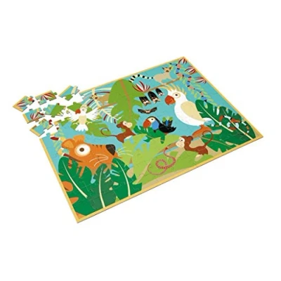 Image of SCRATCH 276181120 Jungle Jigsaw Puzzle for Children Aged 5 and Above 100 Pieces