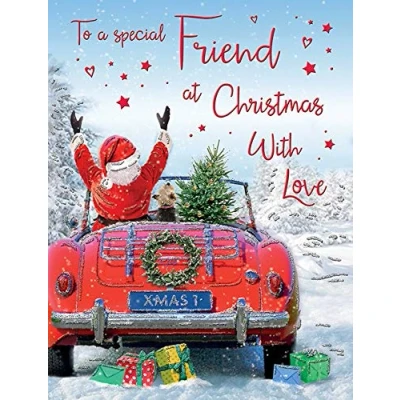 Image of Regal Publishing Traditional Christmas Card Friend 8 x 6 inches