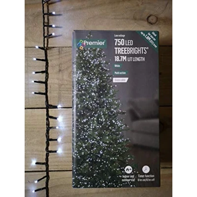 Image of Premier Decorations 750 LED Multi Action TreeBrights, White