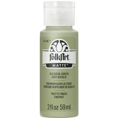 Image of Folk Art Acrylic Paint in Assorted Colors (2 Ounce), 645 Basil Green