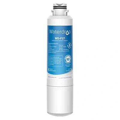 Image of 1X Waterdrop DA29 00020B Fridge Freezer Water Filter, Replacement for Samsung® HAF CIN EXP, 00020A 00019A DA97 08006, 08043ABC, Kenmore 46 9101, REFSVC, AP5271937, HDX FMS 2
