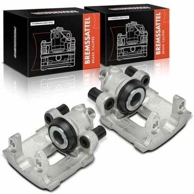 Image of Frankberg 2x Brake Caliper Rear Left Right Compatible with 3er E46 330 2.9L 3.0L 1999 2005 X3 E83 2.0L 2.5L 2003 2011 Replace# 34216750162