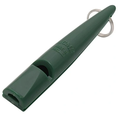 Image of ACME Dog Whistle No. 211.5 with Instructions The Original from England: Loud and Far reaching (Forest Green)