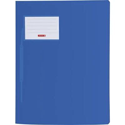 Image of Brunnen Fact! Polypropylene Folder A4 24 x 34 cm Translucent Coloured singolo Blue