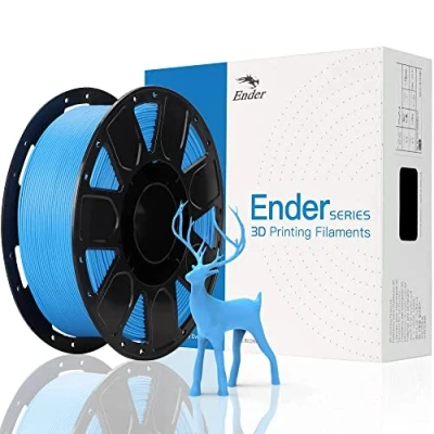 Image of Official Creality 3D Printer Filament, Ender PLA Filament 1.75mm No Tangling, Strong Bonding and Overhang Performance Dimensional Accuracy +/ 0.02mm, 2.2lbs/Spool Blue