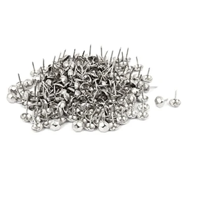 Image of sourcingmap 7/16 Inch Dia Stainless Steel Thumbtack Upholstery Decorative Tack Nail 200PCS