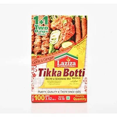 Image of Laziza Tikka Boti Spice Mix Masala 100g