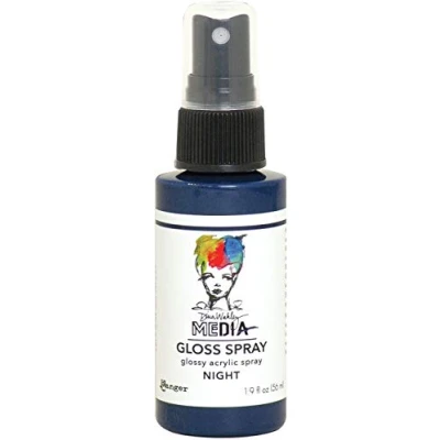 Image of Dina Wakley Media Ranger Gloss Sprays Night, 56 ml (Pack of 1)