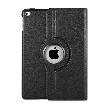 Image of Leather Rotate 360 Stand Case For Apple iPad Air 1st 2nd 9.7 2017/2018 5th &amp; 6th Generation (BLACK)