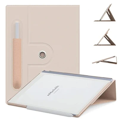 Image of Leather Case for Remarkable 2 10.3 inch Digital Paper Multi Viewing Angels PU Slim Lightweight 2020 Released