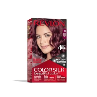 Image of Revlon Colorsilk Beautiful Color, Burgundy, 1 Count