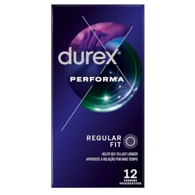 Image of Durex Extended Pleasure Condoms, With Performa Silicone Lube, Pack of 3 x 12 Total 36 Condoms