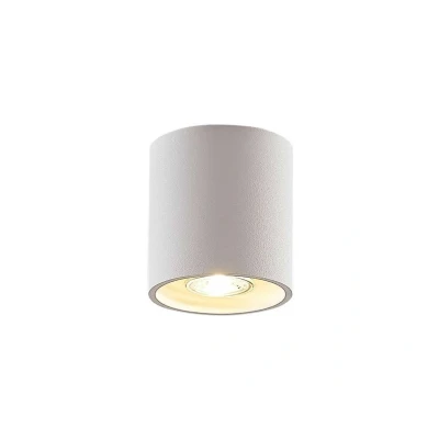 Image of Lindby Parvin aluminium downlight, round, white