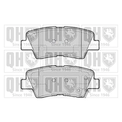 Image of 583020AA10, 583022HA51, 583022KA00, 583022KA10, 583022KA50 Brake pad set QUINTON HAZELL BP1777 KIA: Sportage IV, Optima / K5, Niro, HYUNDAI: Tucson