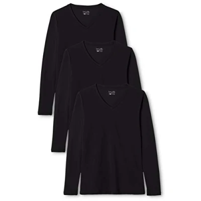 Image of Berydale Womens Bd160 Long sleeved Shirt, Black, L UK