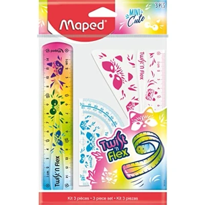 Image of Maped Twist&#039;nFlex Mini Cute Drawing Set 3 Pieces The Original!