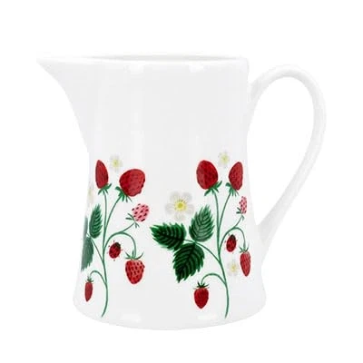 Image of Gisela Graham Strawberry China Jug Small