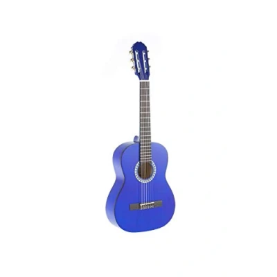 Image of PURE GEWA Concert guitar BASIC 1/2 transparent blue