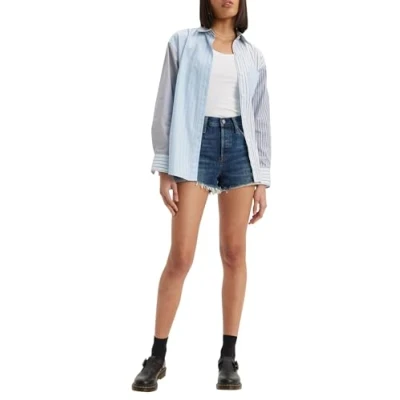 Image of Levi&#039;s Women&#039;s 501 Original Denim Shorts, Third Try, 24W