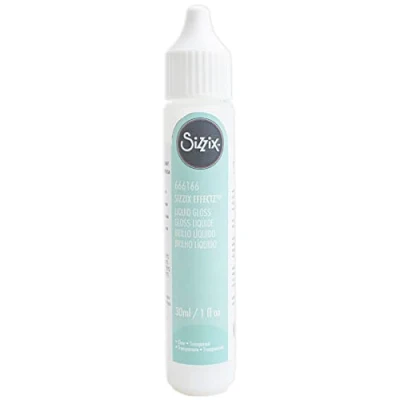 Image of Sizzix Effectz Liquid Gloss 30ml 666166 Papercraft Scrapbooking Flower Making Journaling and More, One Size
