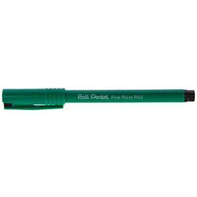 Image of &quot;Ball Pentel R50 Rollerball Pen 0.4 mm Pack of 3, Black