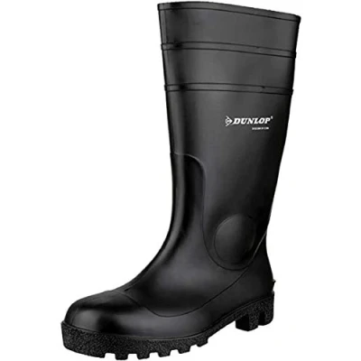 Image of DUNLOP Mens Fs1600/142Pp Wellington Boots Black (UK Footwear Size System, Adult, Men, Numeric, Medium, 10)
