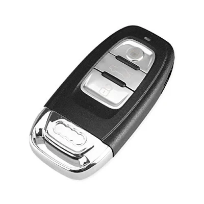 Image of For Audi A4l A3 A4 A5 A6 A8 Quattro Q5 Q7 Remote Key Shell Case HU66 Fob Replacement Car Smart 3 Buttons
