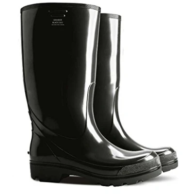 Image of demar. Men&#039;s Wellington Boots / Rain Garden Shoes Grand, black, 7 UK