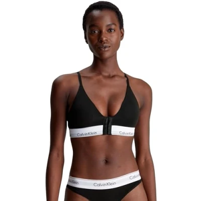 Image of Calvin Klein Women&#039;s Ll Triangle (Post Surgery), Black, S