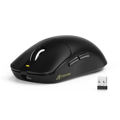 Image of MAMBASNAKE X ATTACK SHARK X8SE 55g Ultralight Wireless Gaming Mouse Up to 25000 DPI,PixArt PAW3311 Sensor,Tri mode BT/2.4G/USB C,80M Clicks,40G Acceleration,500mAh Battery,Web Driver,for Win/Mac Black