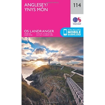 Image of Landranger 114 Anglesey Map With Digital Version