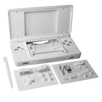 Image of OSTENT Full Repair Parts Replacement Housing Shell Case Kit Compatible for Nintendo DS Lite NDSL (White)