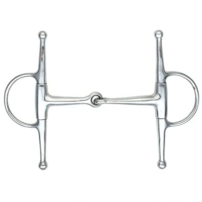 Image of Shires Full Cheek Eggbutt Snaffle 5&quot;