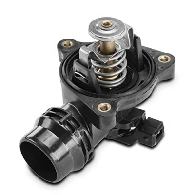 Image of Frankberg Engine Coolant Thermostat Petrol Compatible with 3 Series E46 E90 316 318 320 2001 2011 5 E60 520 2006 2010 X3 E83 xDrive20i 2008 Replace# 11537510959