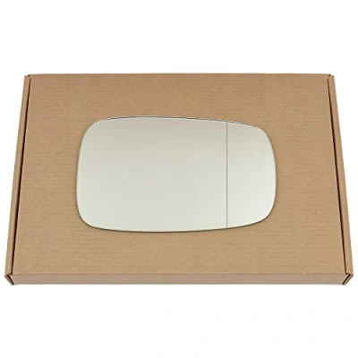 Image of Less4spares Wing Mirror Glass Right Compatible with Renault Grand Scenic mk2 2004 2009 STICK ON Driver Off Side Blind Spot
