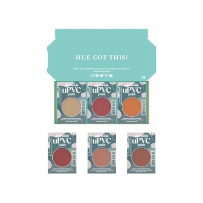Image of Rust Oleum uPVC Paint in Matt Finish Fiery Shades Tester Box