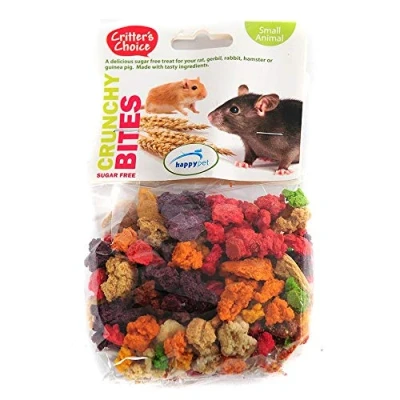 Image of (Critters Choice) Crunchy Bites for Small Pets Sugar Free 100g