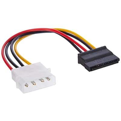 Image of Akyga AK CA 17 Molex Male to SATA Female HDD/SSD Adapter Cable 15 cm