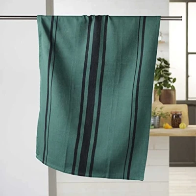 Image of Douceur d&#039;Intérieur Counter Tea Towel Emerald 50 x 70 cm