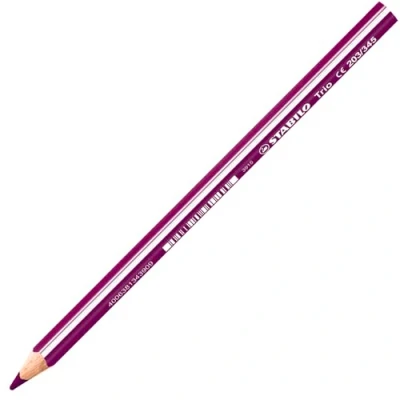Image of Stabilo Trio wooden pencils (Red, Violet)