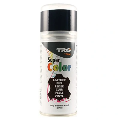 Image of TRG The One Super Color, Spray Dye for Leather Shoes, 327 Navy Blue, 150 ml
