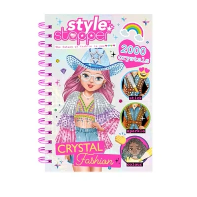 Image of Bookoli Stylestopper Crystal Fashion Sketchbook Diamond Painting Includes 2000 Crystals