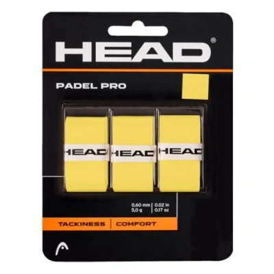 Image of HEAD Unisex Adult Padel Pro Grip Tape, Yellow, One Size