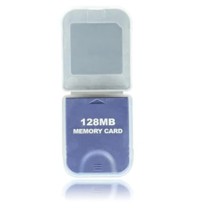 Image of WICAREYO Memory Card 128MB Large Capacity Game Storage Compatible for Wii NGC Gamecube Purple