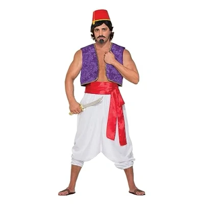 Image of Forum Novelties X76415 42 Inch Purple Genie Vest Costume World Book Day