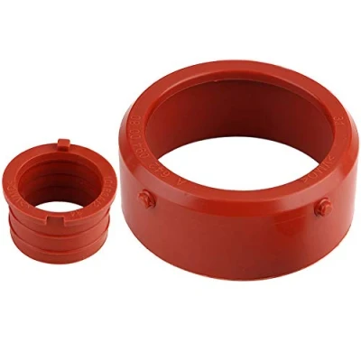 Image of turbo intake seal &amp; Engine Breather Kit a6420940080 for om642 Engines genuine red 200