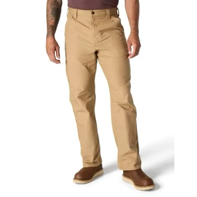 Image of Carhartt Men&#039;s Canvas Dungaree Work Pant Beige 36W x 36L