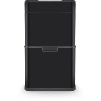 Image of Tower T938021BLK Ozone Recycling Sensor Bin, 50L, Complete System, Hands Free Opening, Carbon Filter, Black