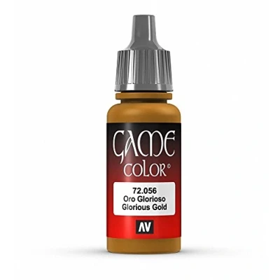 Image of Vallejo Game Color 17 ml Acrylic Paint Glorious Gold